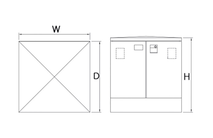 컴팩트형 지상 변압기